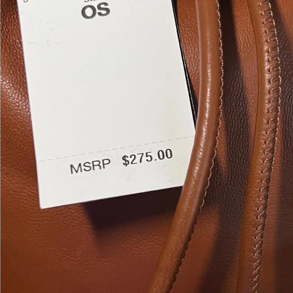 🆕 Lauren Ralph Lauren “Emmy” Napa Leather Bucket Bag Crossbody - Picture 3 of 7
